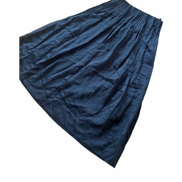 Future Collective Black Pleated Midi Skirt – Size 4 | NWT (No Tags) - Picture 2 of 4